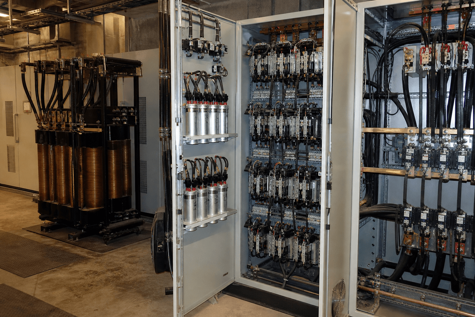 PFC capacitor banks fail as detuning and heat, not as a power-factor sticker