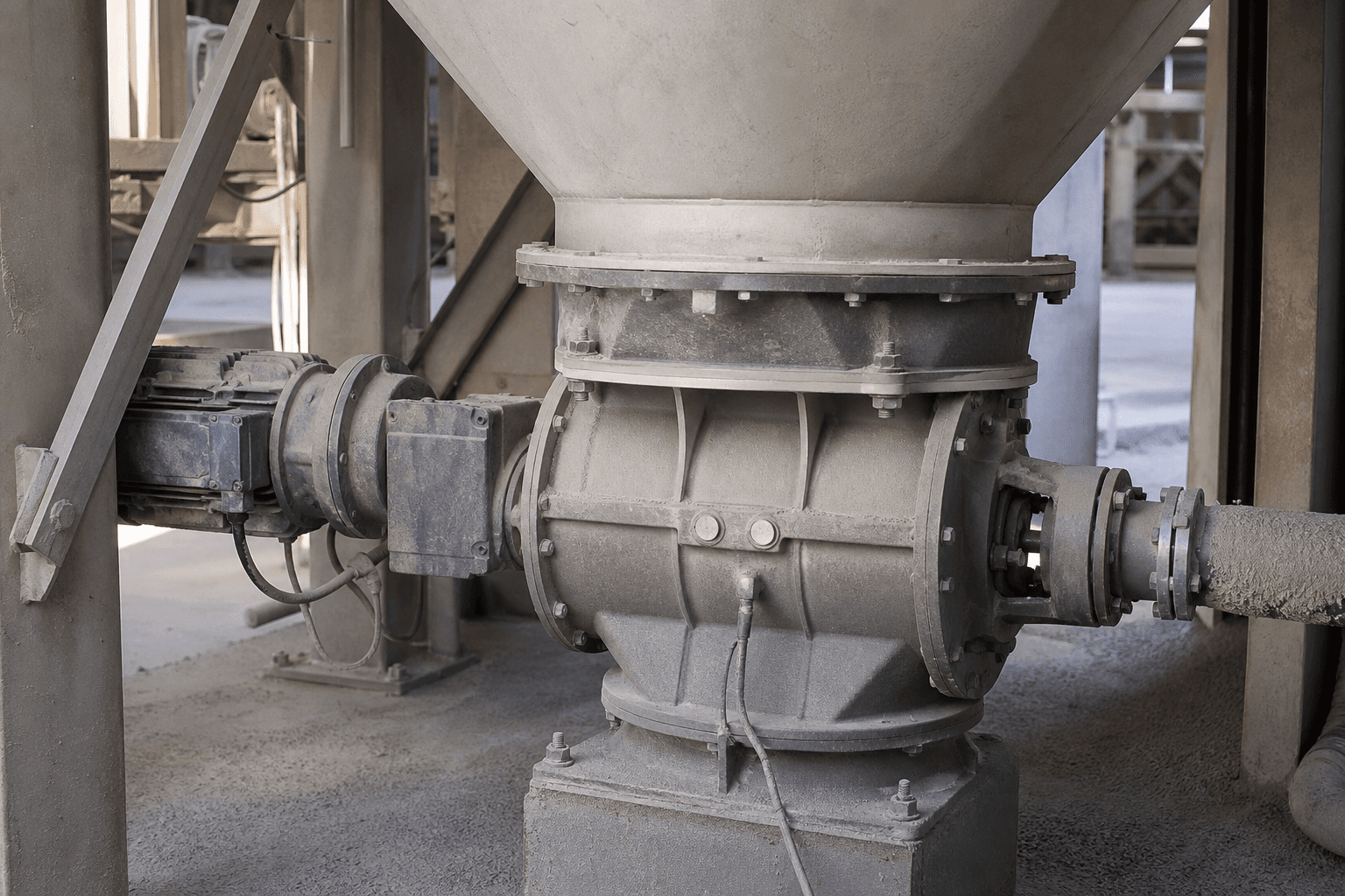 Rotary airlocks leak convey air long before the silo empty alarm tells the truth