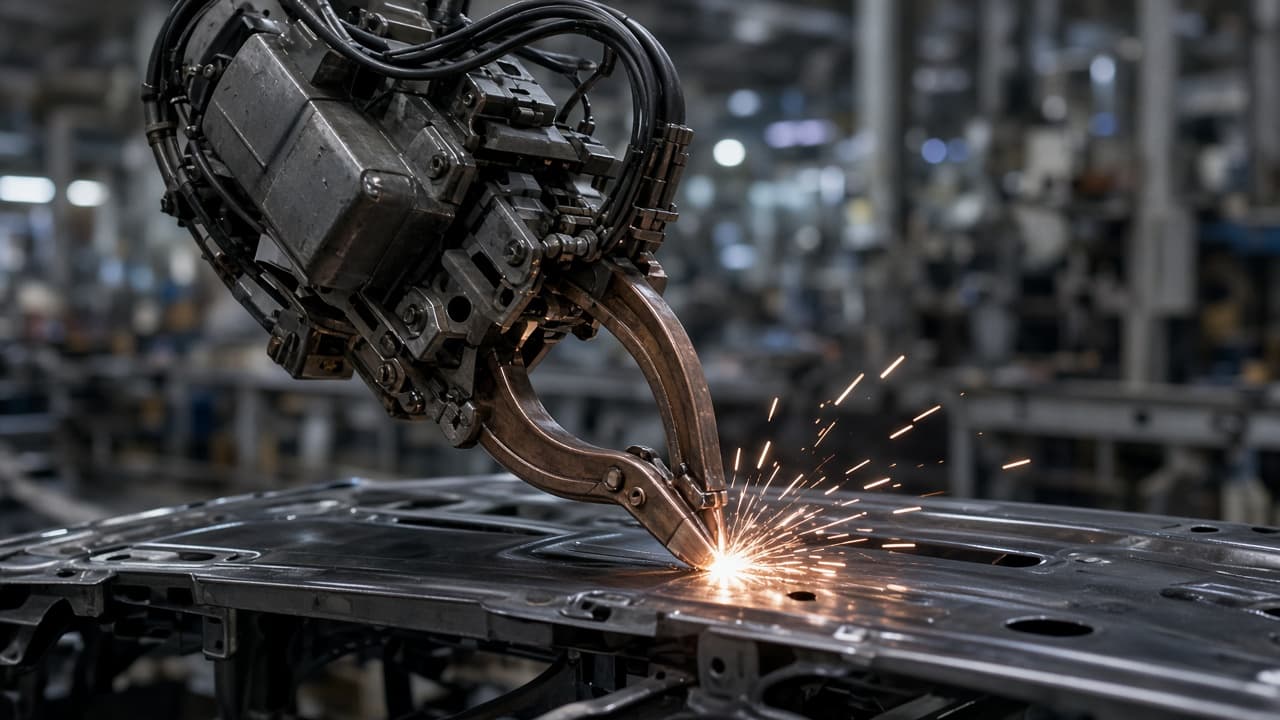 Spot-weld tip dress intervals decide nugget quality before the robot path does