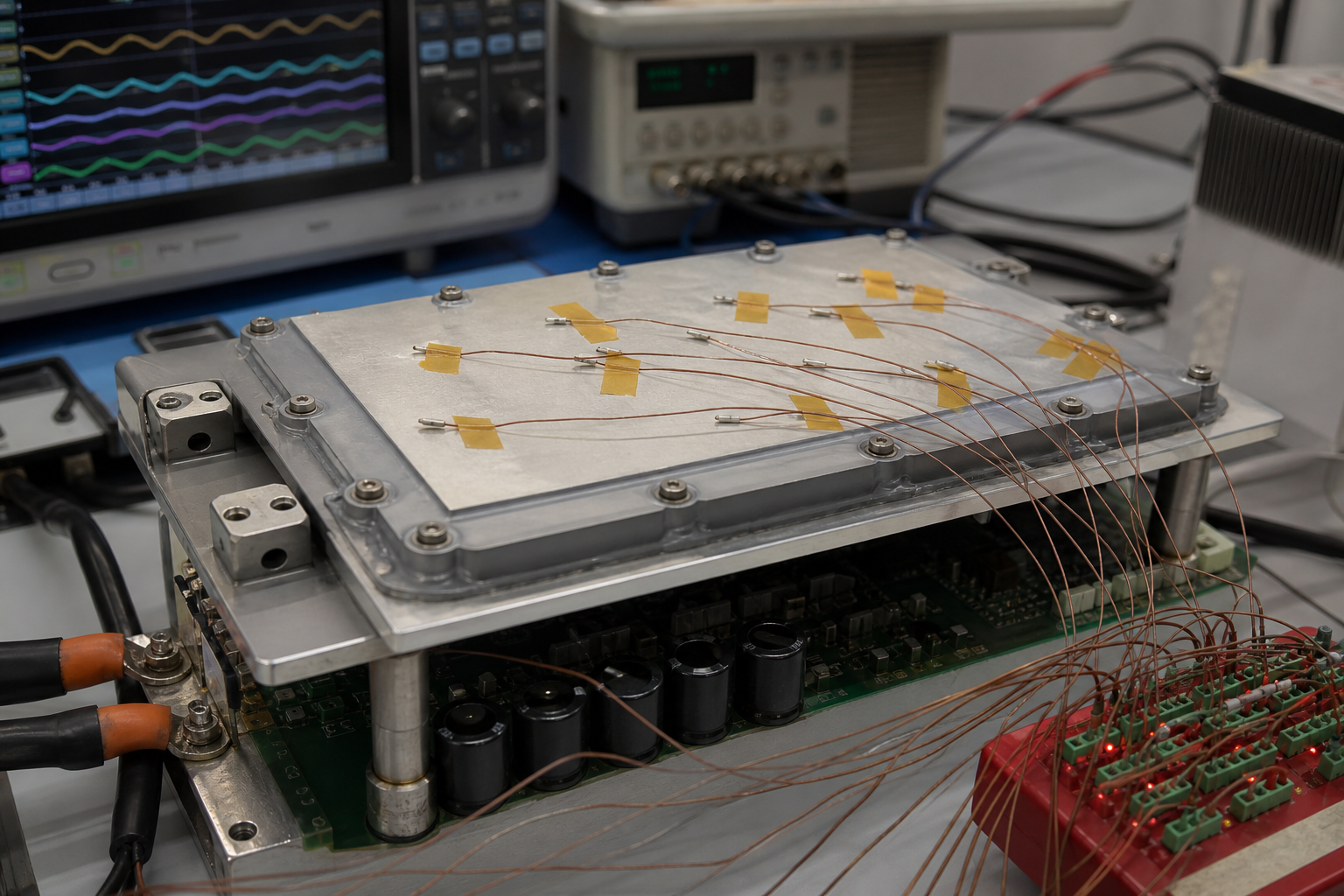 Module thermal test after lid attach