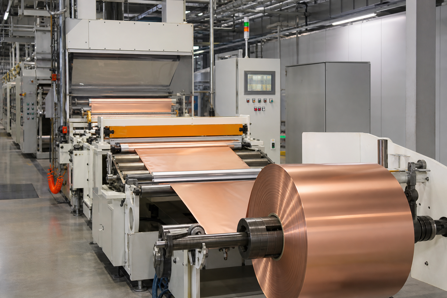 CCL / copper-clad process context in a materials plant