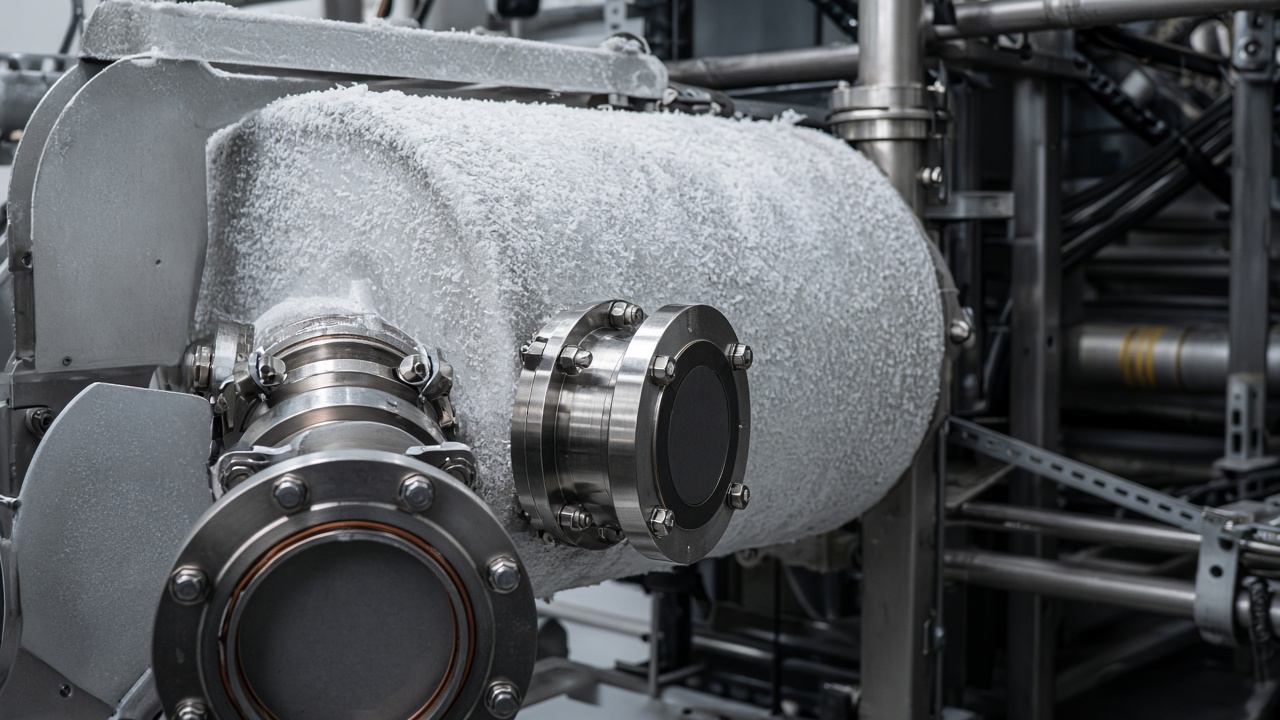 Serviste vakum flanşlarıyla cryopump soğuk array