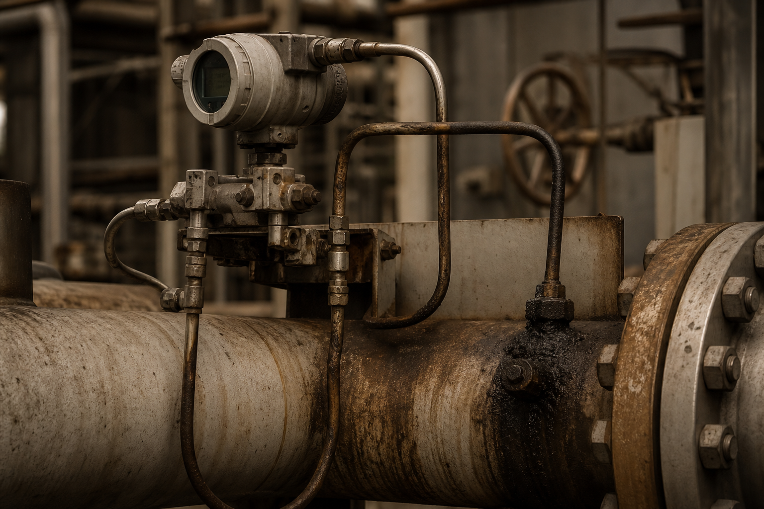 Process transmitter and impulse lines that can corrupt historian values
