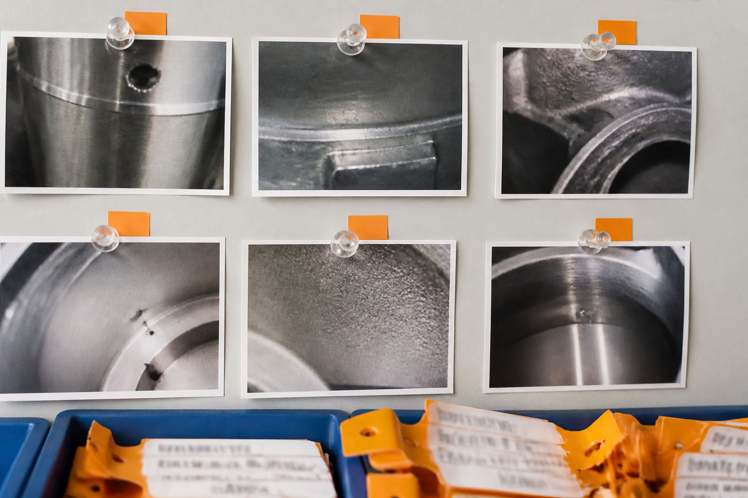 Hard ambiguous defect photos left while easy scrap tags sit cleared