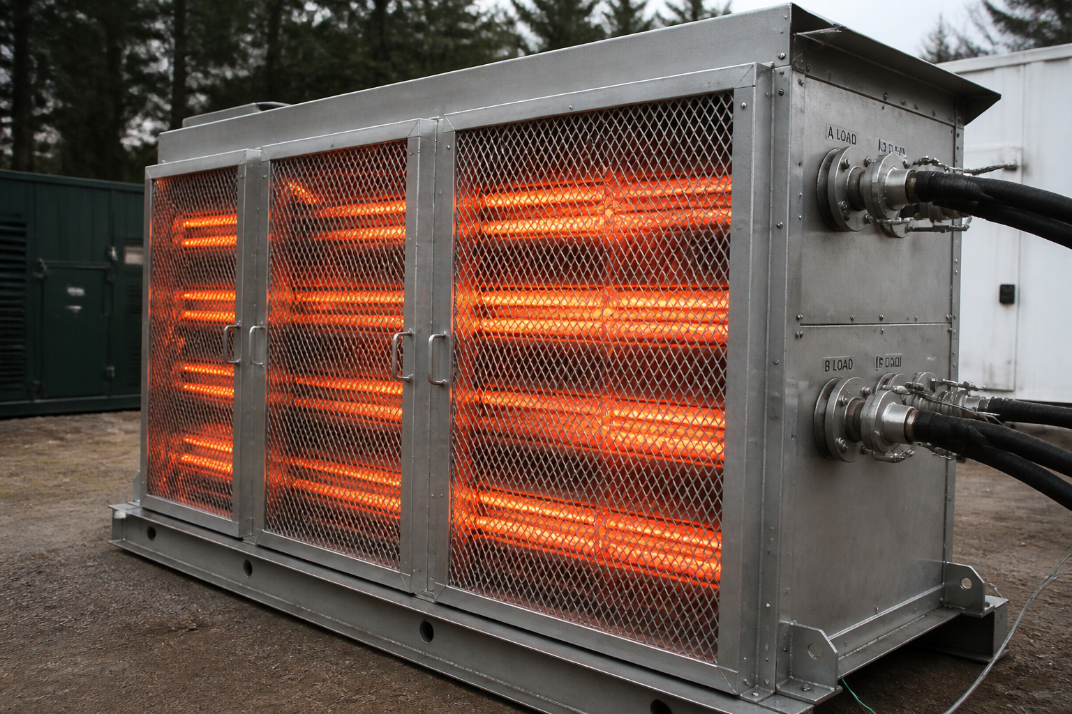 Resistive load bank under test load