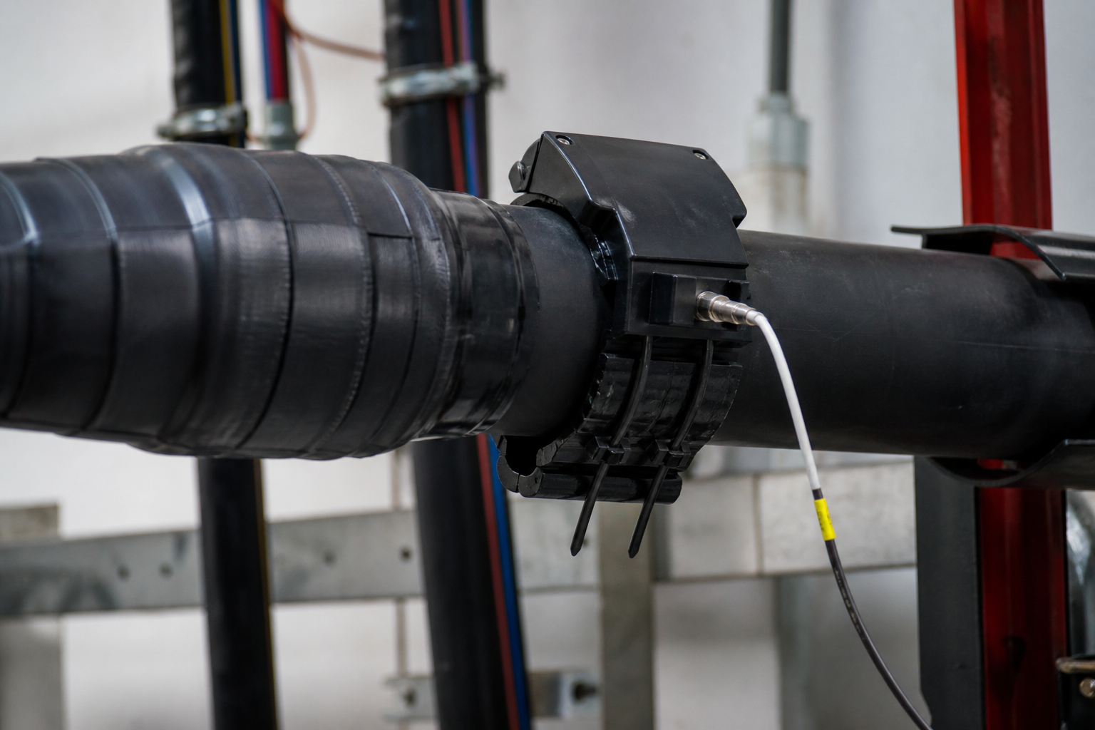 PD sensor clamp on an MV joint