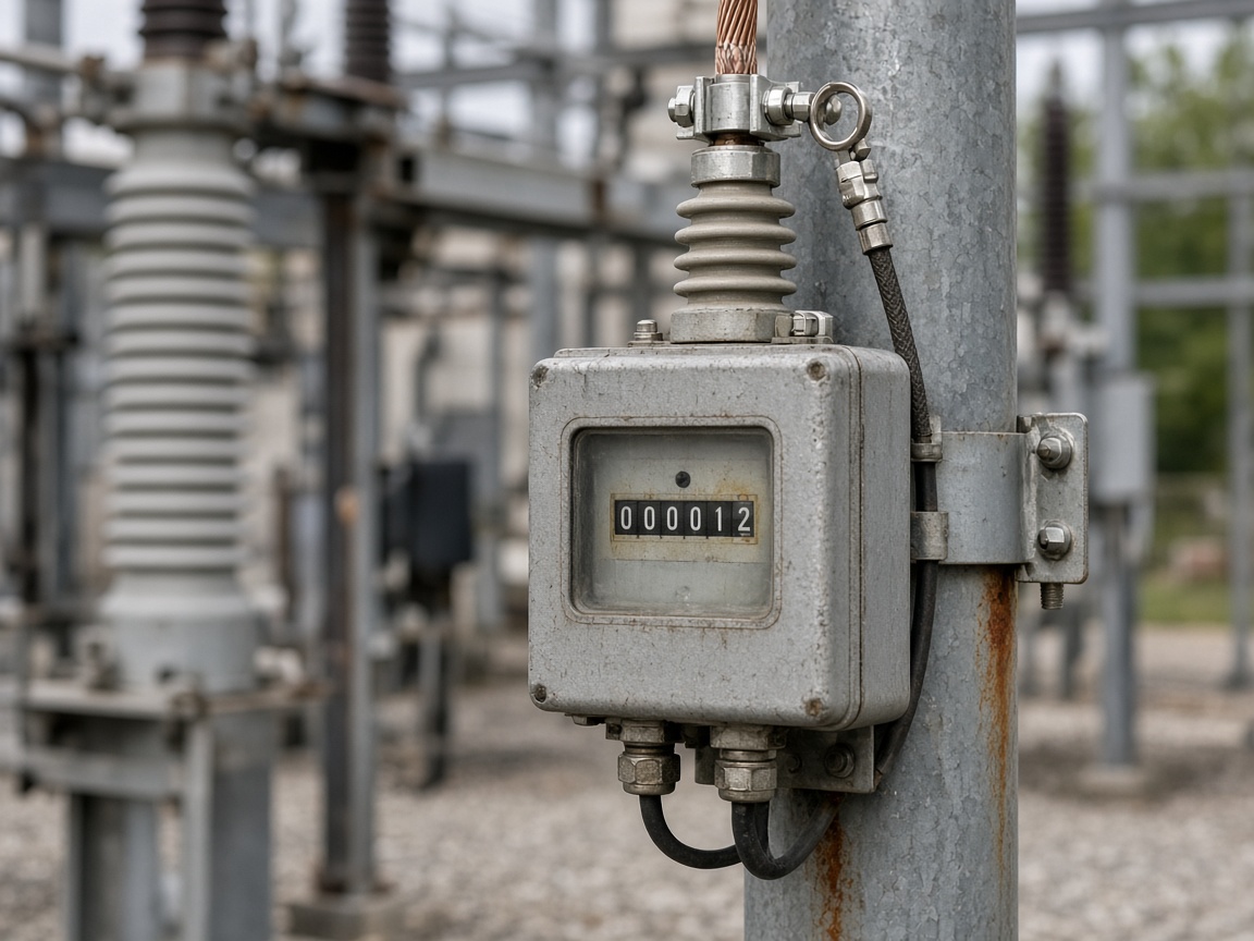Surge arrester kaçak monitörü ve sayaç